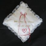 Hringapúði m/ organsa blúndu