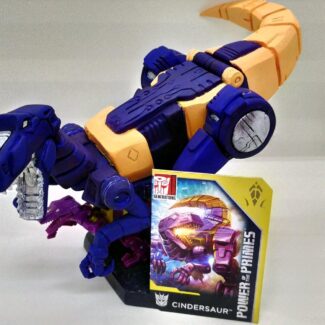 Decepticon Cindersaur in Velociraptor mode. Size: 25cm Price: 40.000 ISK