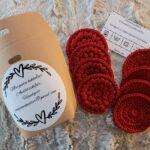 Margnota andlitsskífur. Gjafapakkning - rautt