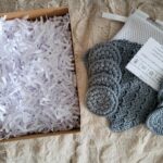 Margnota andlitsskífur og þvottastykki. Gjafapakkning - grátt