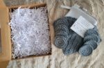 Margnota andlitsskífur og þvottastykki. Gjafapakkning - grátt
