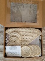 Margnota andlitsskífur og þvottastykki. Gjafapakkning - off white - Image 2