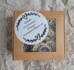 Servíettuhringir. Gjafapakkning - hvítagull - Image 2