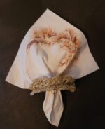 Servíettuhringir. Gjafapakkning - hvítagull - Image 3