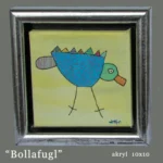 "Bollafugl" 10x10 cm