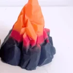 Volcano candle