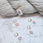 Bútasaums-merki - pastel þema